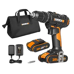 WORX WX370.1 Akku Schlagbohrschrauber 20V - 2x 2Ah Akkus & Ladegerät