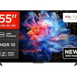 TCL 55V6C 55 Zoll 4K HDR Smart TV mit Google TV