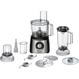 Bosch MCM3501M Küchenmaschine MultiTalent 3, 800 Watt, Schwarz