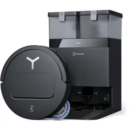 ECOVACS DEEBOT T50 PRO Saugroboter mit Wischfunktion, Seitenbürste und Auto-Reinigungslösung