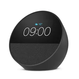 Amazon Echo Spot (2024) - smarter Wecker mit Alexa, Schwarz