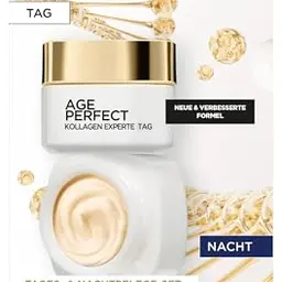L'Oréal Paris Gesichtspflegeset, Anti-Aging Feuchtigkeitspflege für straffere Haut, Age Perfect, 2 x 50ml