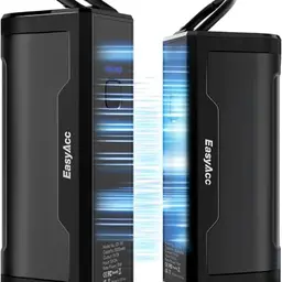 Wiederaufladbare Handwärmer 10000mAh, EasyAcc 2er-Pack Elektrisch, 3 Heizmodi bis 55°C für Outdoor und Winter