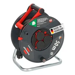 Brennenstuhl Garant V2 IP44 Kabeltrommel 50m Outdoor mit 3 Schutzkontakt-Steckdosen