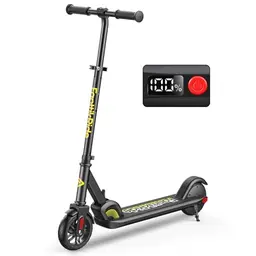 FanttikRide C9 Elektroroller für Kinder 8-12 Jahre, faltbar und höhenverstellbar, schwarz