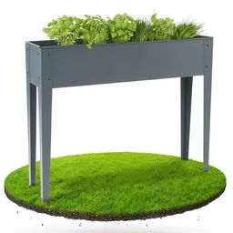 Arebos Hochbeet 101,5 x 26 x 80 cm | Früchte und Kräuter im Garten und auf dem Balkon