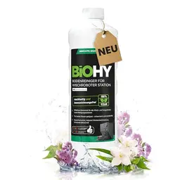 BiOHY Bodenreiniger für Wischroboter mit Frühlingsduft – 1l Flasche, schaumarm & streifenfrei – geeignet für alle Böden