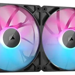 CORSAIR iCUE LINK RX140 RGB 140mm PWM-Lüfter - Dual Pack - Schwarz