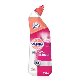 Sagrotan WC-Reiniger Blütenfrische – 2in1 für langanhaltende Frische – 750 ml