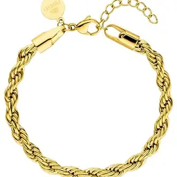 Purelei Vintage Armband Gold – Elegantes Damenarmband mit Plättchen