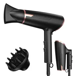 Klappbarer Föhn mit Diffusor, 1800W, 2 Geschwindigkeiten und Kaltluftfunktion