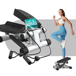 Niceday Mini Stepper für Zuhause | 2 in 1 Trainingsgerät mit LCD Display | Bis 100kg | Bein- und Armtrainer