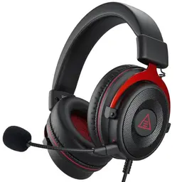 EKSA Gaming Headset mit abnehmbaren Mikrofon und Geräuschunterdrückung für Switch, PS4, PS5, Xbox One - Schwarz