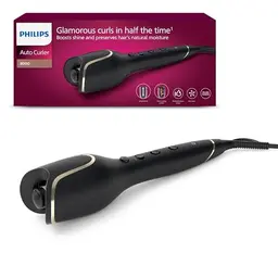 Philips 8000 Series Automatischer Lockenstab mit 27 Stylingoptionen, Schwarz