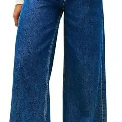 Tommy Hilfiger Damen Wide Leg Jeans, 29 W/34 L