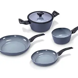 Moneta Aria Finegres Set 5 STK: 2 Bratpfannen, 1 Stieltopf, 1 Kochtopf mit Deckel