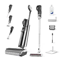 Tineco Floor One S5 Combo Power KIT - Smart Nass- und Trockensauger für Tierhaare und harte Böden, mit LED Display und Wi-Fi