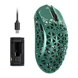 ATTACK SHARK R5 Ultra Carbon Gaming-Maus - 39g, kabellos, 8000Hz, 42000 DPI, Grün
