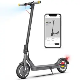 E Scooter mit Straßenzulassung, 10 Zoll, bis 32 km Reichweite, 20 km/h, Duales Bremssystem für Erwachsene