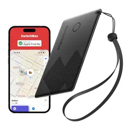 SwitchBot Wallet Tracker – Smart Karte kompatibel mit Apple Find My, bis zu 3 Jahre Batterielaufzeit, wasserdicht IP67
