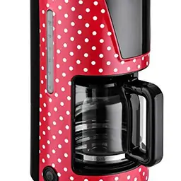 Kalorik Filterkaffeemaschine 1,5 l Glaskanne, 900 W, rot/weiß