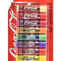 Lip Smacker Cola Party Pack - 8 Lippenbalsame mit Coca-Cola, Fanta und Sprite Geschmäckern