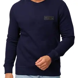 JACK & JONES Herren Sweatshirt Nicko Infinity Pullover (XL, Navy)