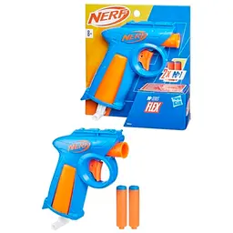 Nerf N Series Flex Dart-Blaster mit 2 Darts und einfachem Zuggriff für Kinder