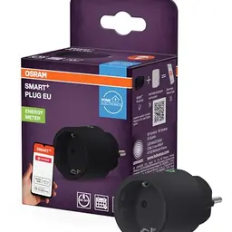 OSRAM SMART+ ZIGBEE Steckdose Schwarz – Intelligente Smart-Home-Steckdose mit Energieverbrauchskontrolle