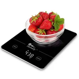 himaly Digitale Küchenwaage 5kg, mit Tara-Funktion und LED-Display für Nahrungsmittel