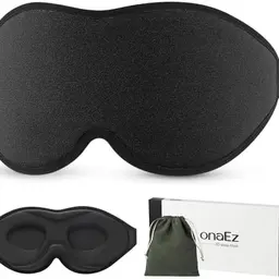 onaEz 3D-Schlafmaske, schwarz