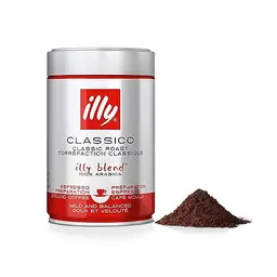 illy Espresso Classico, gemahlener Kaffee, 250 g Dose