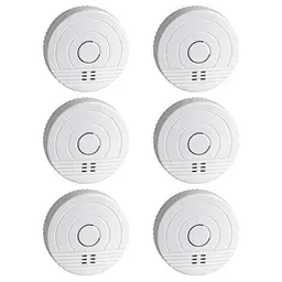 SEBSON Rauchwarnmelder 5 Jahre Batterie, fotoelektrisch, 6er Pack