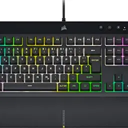 CORSAIR K55 RGB PRO XT Membrantastatur - IP42 Staub- und Spritzwassergeschützt - QWERTZ DE - Schwarz