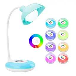 mafiti Schreibtischlampe für Kinder, dimmbare LED Nachttischlampe mit Touch Control und 3 Helligkeitsstufen