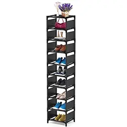 esonstyle Schuhregal für 10 Paare - Platzsparende Metallablage für Wohnzimmer, Flur und Garderobe