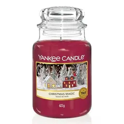 Yankee Candle Christmas Magic Duftkerze im Glas - Brenndauer bis 150 Stunden