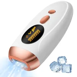IPL Haarentfernungsgerät mit Eiskühlung, schmerzfreie und dauerhafte Haarentfernung für Frauen und Männer