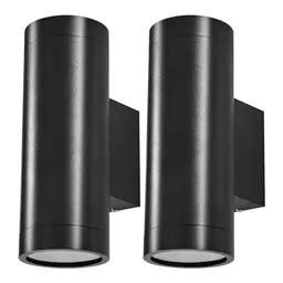 XINFUFEIMING 2 Stück LED Wandlampe GU10 für Innen und Außen, Up Down Außenwandleuchten ohne Leuchtmittel
