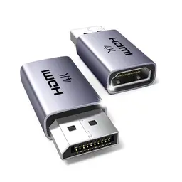 UGREEN DisplayPort auf HDMI Adapter, 4K@30Hz, 2 Stück, kompatibel mit HP, Dell, Projektoren und Monitoren