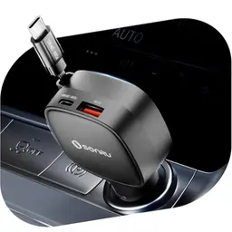 SONRU 84W Auto Ladegerät mit USB-C, Schnellladung für iPhone, iPad und Samsung Galaxy