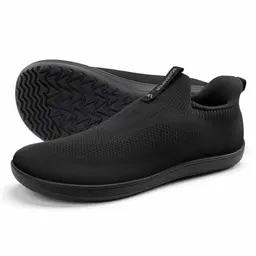Sosenfer Unisex Barfußschuhe für Herren und Damen, Outdoor Traillaufschuhe, Slip-On Sneaker, HEISE, Größe 37
