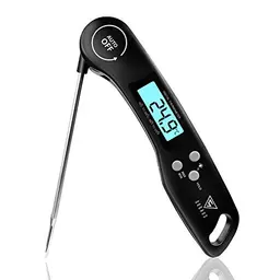 DOQAUS Digitales Fleischthermometer mit Langer Sonde und LCD Bildschirm für Küche und Grill