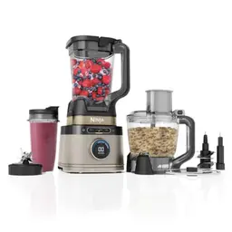 Ninja 3-in-1 Power Blender Processor Pro, 1200W Küchenmaschine, Schwarz