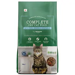 Amazon Trockenfutter für Katzen mit Thunfisch und Hering, 10 kg