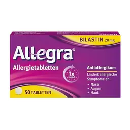Allegra Allergietabletten 50 Stk – Antihistaminikum gegen Allergien und Heuschnupfen