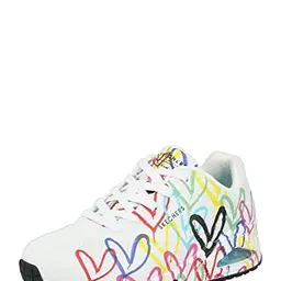 Skechers UNO-Spread The Love Sneakers Damen, Weiß, 35 EU