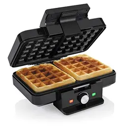 Tristar WF-1165 Waffeleisen für 2 Waffeln, antihaftbeschichtet, 1000 Watt
