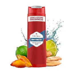 Old Spice Whitewater 3-in-1 Shampoo für Haar, Gesicht und Körper 250 ml – Langanhaltende Frische und Duft