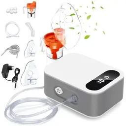 Inhalationsgerät für Erwachsene und Kinder, MJKOPEE Inhalator mit LED-Anzeige, wirksam bei Atemwegserkrankungen